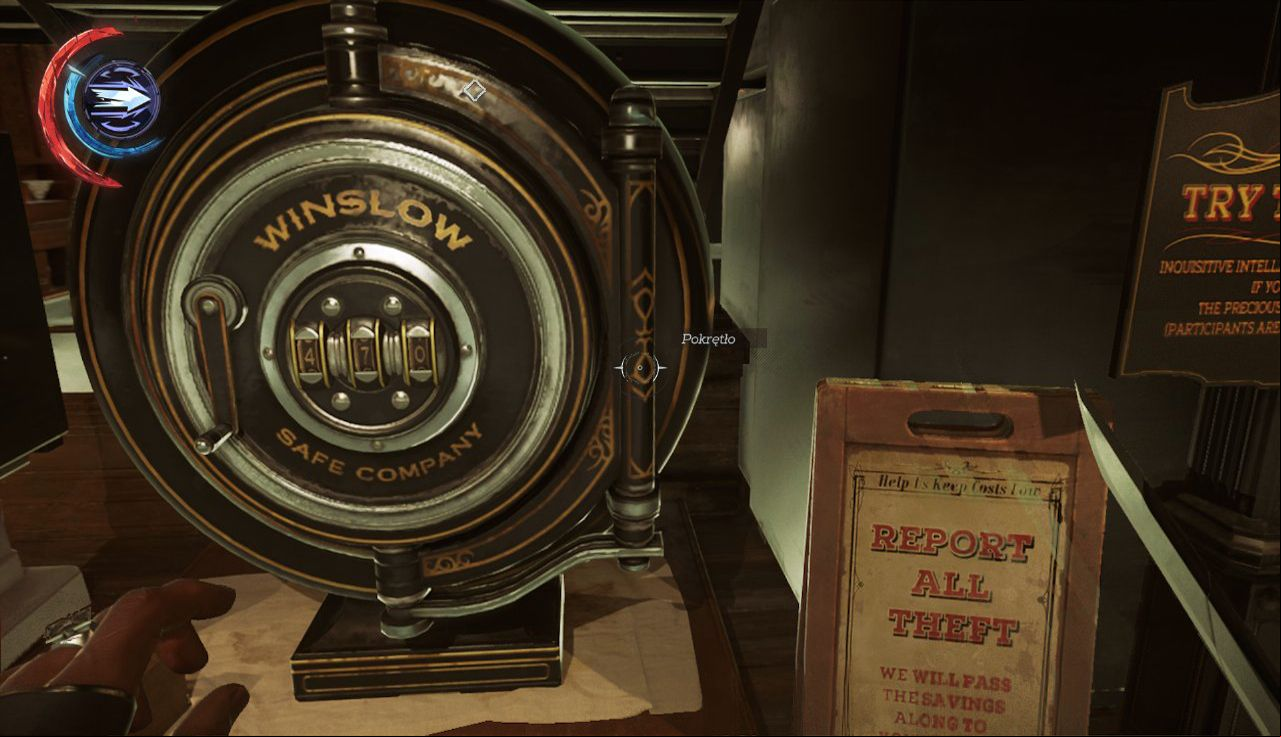 The combination can be found in the cash . - Secrets | Mission 2 - Mission 2 - Edge of the World - Dishonored 2 Game Guide