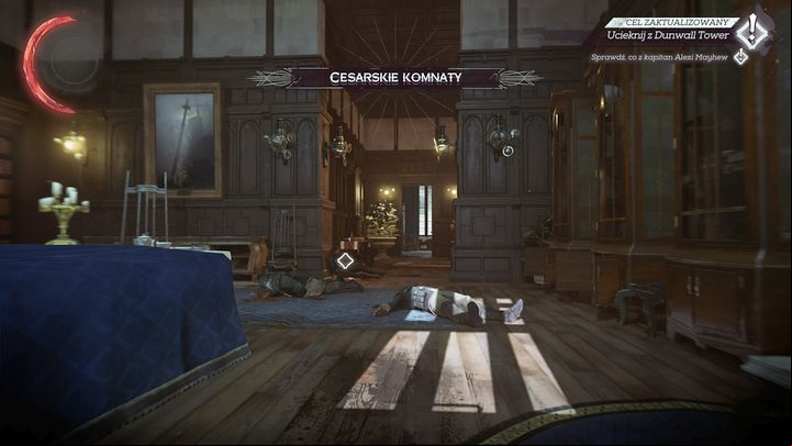 Retrieve your weapons from Alexi Mayhew. - Escape from Dunwall Tower | Mission 1 - Mission 1 - A Long Day in Dunwall - Dishonored 2 Game Guide