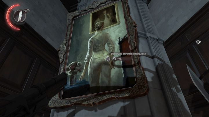 Take the painting to reveal the combination for the safe. - Escape from Dunwall | Mission 1 - Mission 1 - A Long Day in Dunwall - Dishonored 2 Game Guide