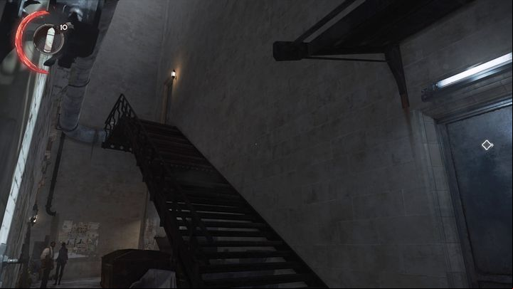 The back entrance to Boyles Industries - Escape from Dunwall | Mission 1 - Mission 1 - A Long Day in Dunwall - Dishonored 2 Game Guide