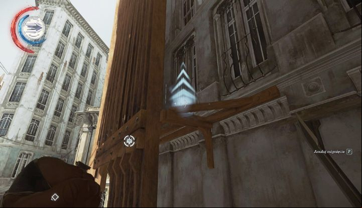 Climb the wooden scaffolding and pick up the rune. - Discover Delilahs secrets | Mission 7 - Mission 7 - A Crack in the Slab - Dishonored 2 Game Guide