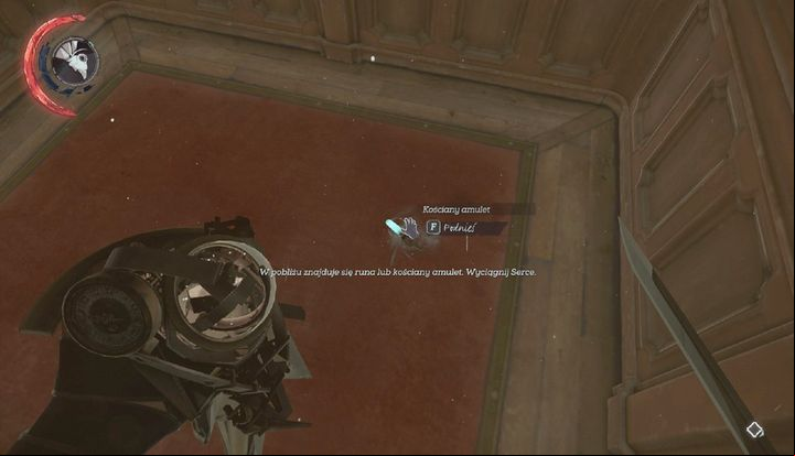 Pick up the bonecharm in the elevator. - Secrets | Mission 7 - Mission 7 - A Crack in the Slab - Dishonored 2 Game Guide