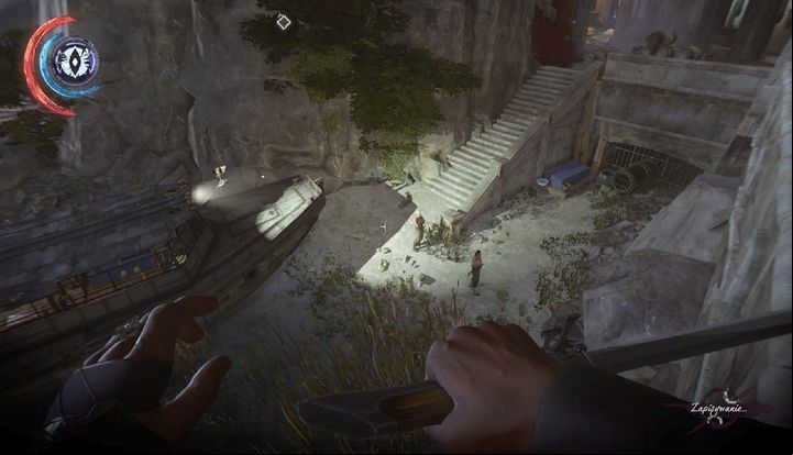 Deal with the dockers. - Find the entrance to the Grand Palace | Mission 8 - Mission 8 - The Grand Palace - Dishonored 2 Game Guide