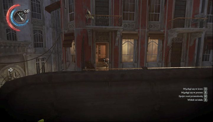 Lean out and shoot the Howler. - Find the entrance to the Grand Palace | Mission 8 - Mission 8 - The Grand Palace - Dishonored 2 Game Guide