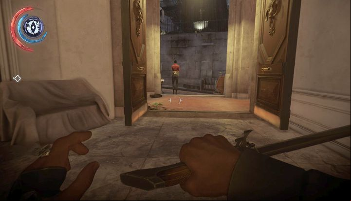 Deal with the guards. - Find the entrance to the Grand Palace | Mission 8 - Mission 8 - The Grand Palace - Dishonored 2 Game Guide