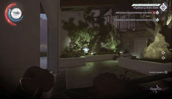 Blink to get near the hound and the guard. - Eliminate Duke Abele | Mission 8 - Mission 8 - The Grand Palace - Dishonored 2 Game Guide