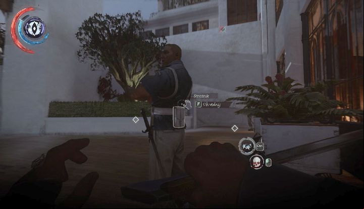 Get rid of two guards. - Eliminate Duke Abele | Mission 8 - Mission 8 - The Grand Palace - Dishonored 2 Game Guide