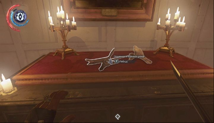 Take the decorative element for your cabin. - Find Delilahs spirit | Mission 8 - Mission 8 - The Grand Palace - Dishonored 2 Game Guide