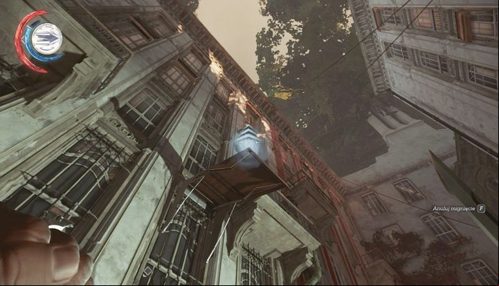 Use Blink or Far Reach to get to the balcony. - Enter the Carriage Station | Mission 4 - Mission 4 - The Clockwork Mansion - Dishonored 2 Game Guide