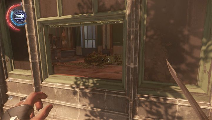 An open window, vis-a-vis the previous one. - Eliminate Breanna Ashworth | Mission 5 - Mission 5 - The Royal Conservatory - Dishonored 2 Game Guide