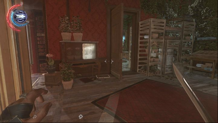 On the right, theres a window that will take you to the library. - Eliminate Breanna Ashworth | Mission 5 - Mission 5 - The Royal Conservatory - Dishonored 2 Game Guide