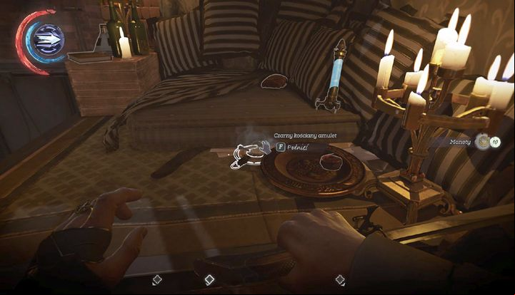 Above the elevator shaft, youll find a secret room, where a bone charm is. - Secrets | Mission 5 - Mission 5 - The Royal Conservatory - Dishonored 2 Game Guide