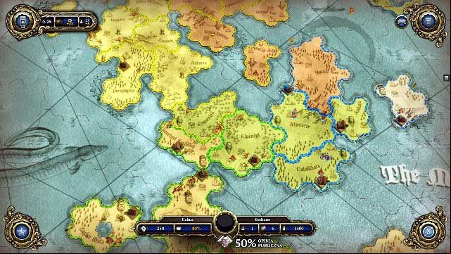 Your actions on the strategy map are the main element of the game - Getting acquainted and general tips | Risk Phase - Risk Phase - Divinity: Dragon Commander Game Guide & Walkthrough