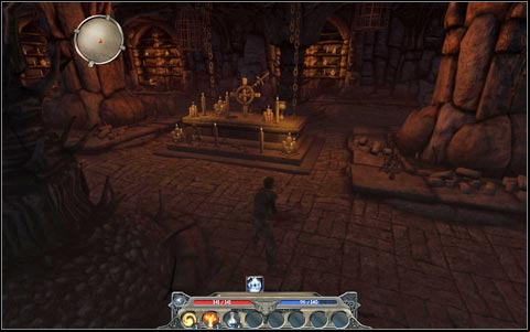 You will receive a key to the tomb at the back of the chapel M2 - Broken Valley - Main quests - Broken Valley - Divinity II: Ego Draconis - Game Guide and Walkthrough