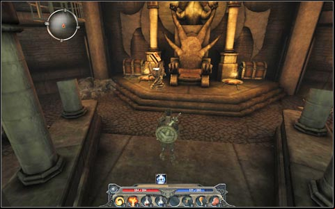 After getting down the next ladder, you'll notice a gate - if you can't defeat all the skeletons, just go through the door - Broken Valley - Main quests - Broken Valley - Divinity II: Ego Draconis - Game Guide and Walkthrough