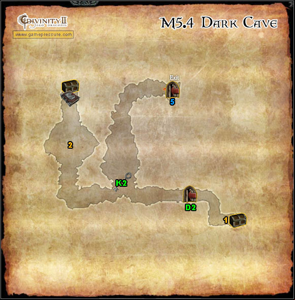 1 - Orobas Fjords - M5.4 Dark Cave - Orobas Fjords - Divinity II: Ego Draconis - Game Guide and Walkthrough
