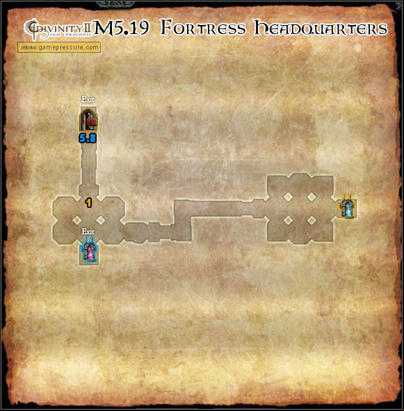 1 - Orobas Fjords - M5.19 Fortress Headquarters - Orobas Fjords - Divinity II: Ego Draconis - Game Guide and Walkthrough