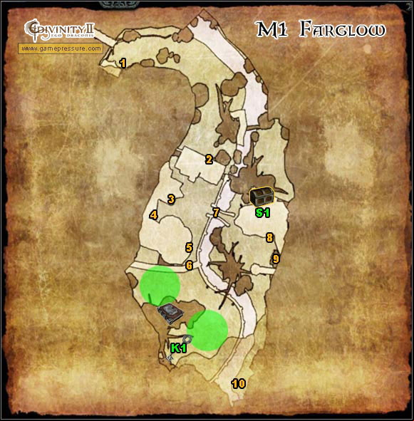 1 - World Atlas - Map - Farglow - World Atlas - Farglow - Divinity II: Ego Draconis - Game Guide and Walkthrough