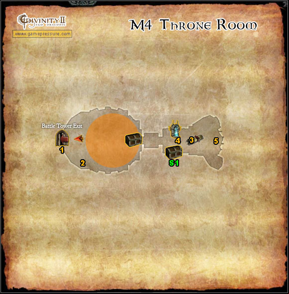 1 - World Atlas - Map - Throne Room - World Atlas - Throne Room - Divinity II: Ego Draconis - Game Guide and Walkthrough