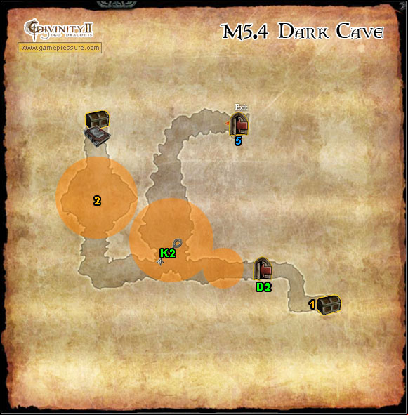 1 - World Atlas - Map - Orobas Fjords - M5.4 Dark Cave - World Atlas - Orobas Fjords - Divinity II: Ego Draconis - Game Guide and Walkthrough