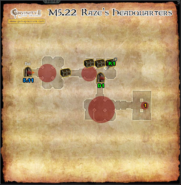 1 - World Atlas - Map - Orobas Fjords - M5.22 Raze's Headquarters - World Atlas - Orobas Fjords - Divinity II: Ego Draconis - Game Guide and Walkthrough