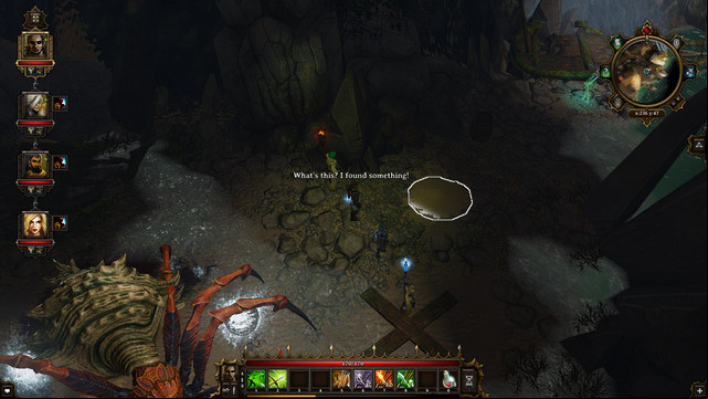 A spider and a small treasure nearby. - Black Cove (level 1) | Cyseal - Maps - Cyseal - Maps - Divinity: Original Sin Game Guide
