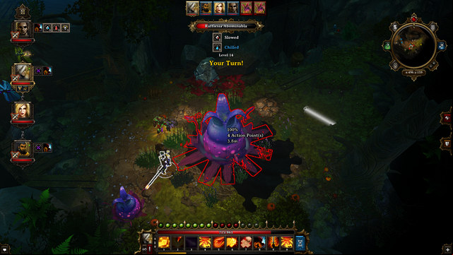 The deadly plant with the digging spot behind it - Luculla Forest | Secrets and digging out treasures - Secrets and digging out treasures - Divinity: Original Sin Game Guide
