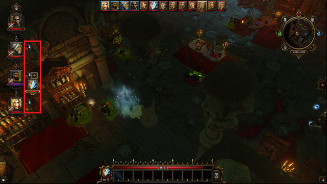 Effects are shown in the form of the small icon to the right of the heros icon - Status Effects | Combat - Combat - Divinity: Original Sin Game Guide