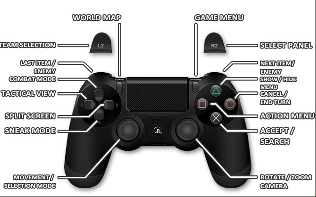 1 - PlayStation 4 | Controls - Controls - Divinity: Original Sin Game Guide
