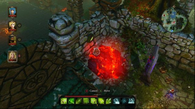 Teleport, or simply throw an item on the button to activate it. - Puzzle - opening the gate to the Source Temple | Dark Forest - Side quests - Dark Forest - Side quests - Divinity: Original Sin Game Guide