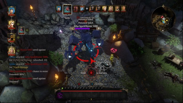 to prevent the boss from moving at all Times - otherwise it will use its lightning attack. - Arhu SparkMaster 5000 | Bosses - Bosses - Divinity: Original Sin Game Guide