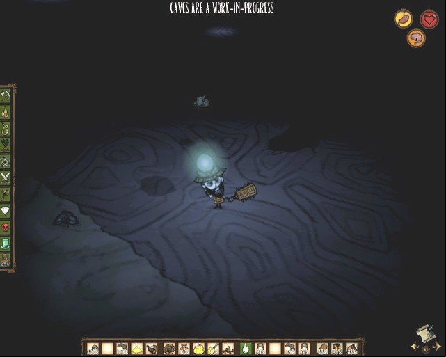 to collect all materials left by an earthquake. - Overall characteristics - Caves - Dont Starve - Game Guide and Walkthrough