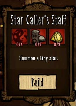 The star will come in handy in pitch-darkness. - New items - Caves - Dont Starve - Game Guide and Walkthrough