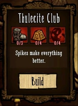 With this by your side, you need not to be afraid of any hostiles. - New items - Ruins - Dont Starve - Game Guide and Walkthrough