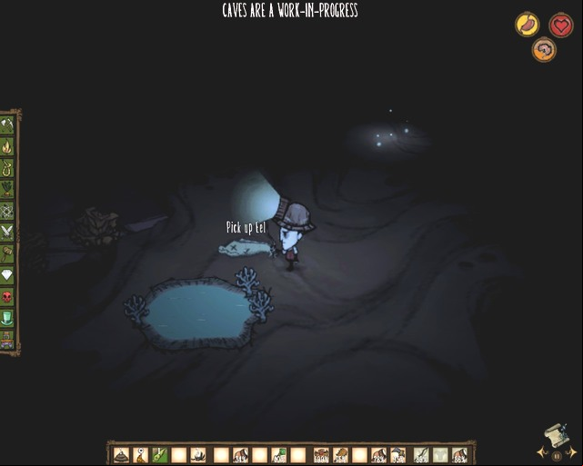 An eel is a new element of the game. - New items - A Moderately Friendly Update - Dont Starve - Game Guide and Walkthrough