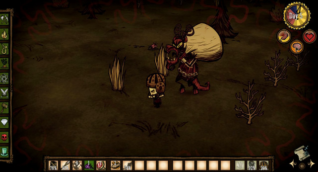 Naughtiness is a hidden statistics that rises every time you kill, either directly, or with a trap, an innocent animal - Naughtiness - Gameplay basics - Dont Starve - Game Guide and Walkthrough