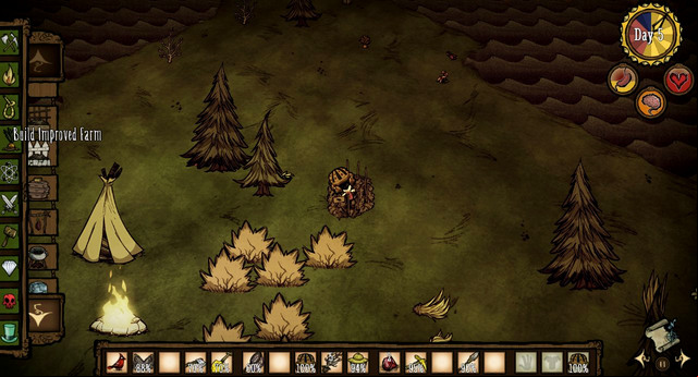 Farm is an excellent food source, but you will be able to create your first one after some time has ed - Seedlings - How to get food - Dont Starve - Game Guide and Walkthrough