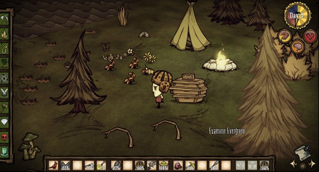 The bee box is best set up somewhere near the butterfly farm - Raising animals - How to get food - Dont Starve - Game Guide and Walkthrough