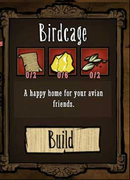 You can now take the bird to your camp and put it into the Bird Cage - Raising animals - How to get food - Dont Starve - Game Guide and Walkthrough