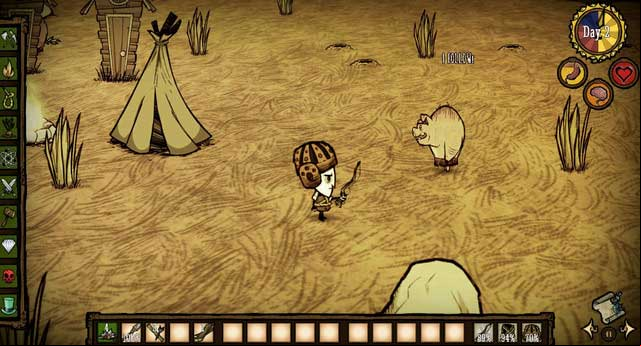 Pigs are also intelligent creatures which you can make friends with - Pigs - Dont Starve - Game Guide and Walkthrough