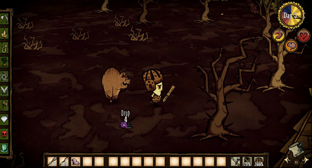 If, however, you feed to it four pieces of meat that lowers health (Monster Meat, Monster Jerky, Ham Bat or Monster Lasagna), it will turn into a Werepig - Pigs - Dont Starve - Game Guide and Walkthrough