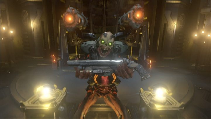 Action - its a double barreled shotgun equipped with a special Meathook - Doom Eternal: Weapons guide - Basics - Doom Eternal Guide