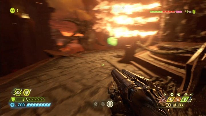 Using the jump pad, jump to the nearest platform - Doom Eternal: Nekravol 2 secrets maps and location - Collectibles and secrets - Doom Eternal Guide