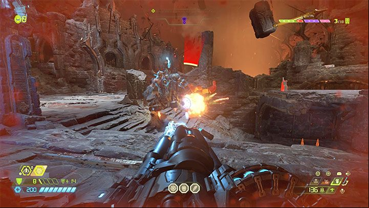 The energy sword cannot be used to kill Marauders - powerful demons using red shields - Doom Eternal: Crucible Blade (plasma sword) - what enemies can I kill with it? - Combat - Doom Eternal Guide