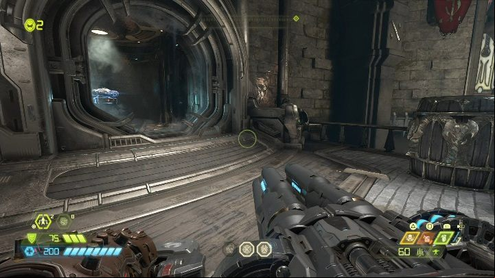 By moving south of the main deck you will reach a room where you can find a few secrets - Doom Eternal: Fortress Of Doom secrets maps and location - Collectibles and secrets - Doom Eternal Guide