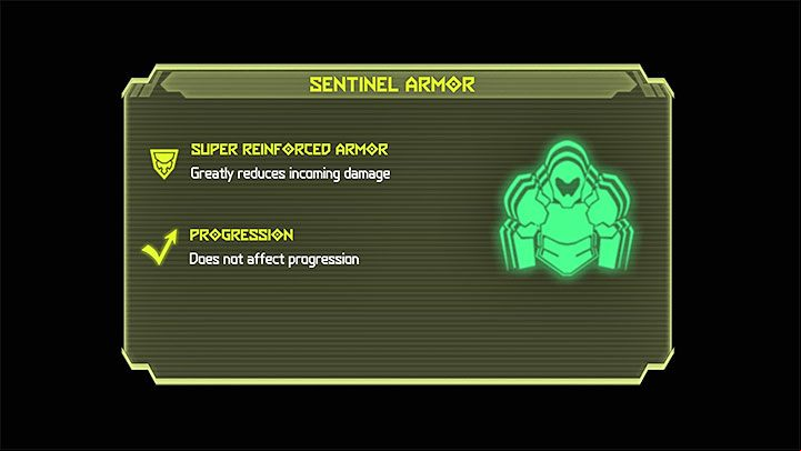 More information on that matter can be found in the screenshot presented above - Sentinel Armor is a unique item used in special circumstances - Doom Eternal: Sentinel Armor - what is it? - Combat - Doom Eternal Guide