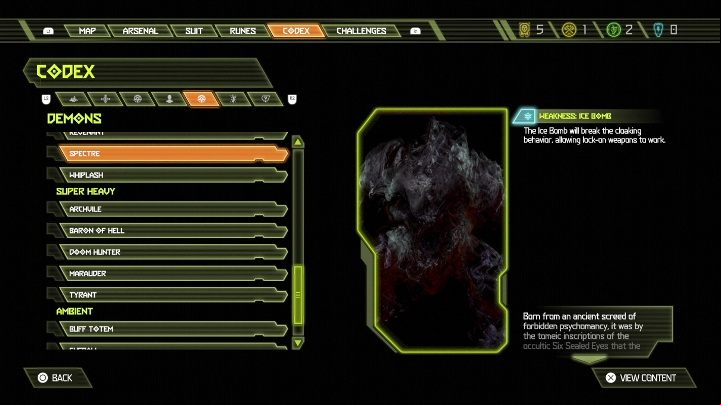 This is a quite unique opponent due to its invisibility - Doom Eternal: Bestiary - Basics - Doom Eternal Guide