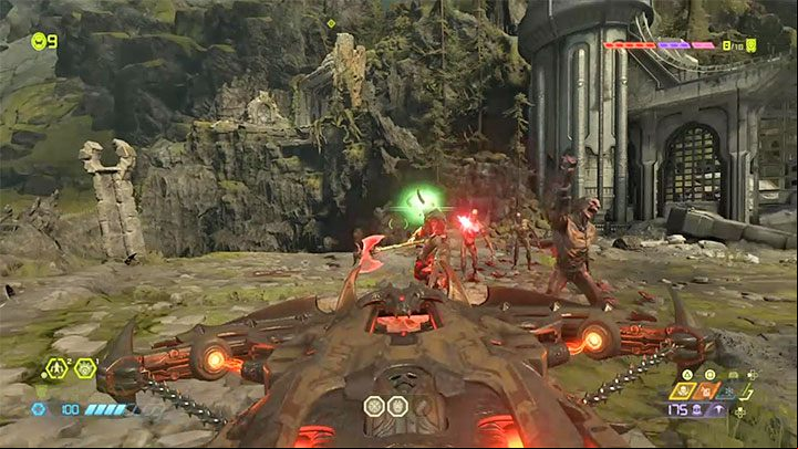 Wait patiently until the eyes of the Marauder light up green - this is a signal that he is preparing for a twisting axe attack - Doom Eternal: Marauders - how to defeat them? - Combat - Doom Eternal Guide