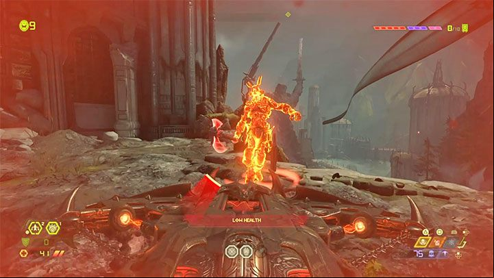 Fight until the Marauder gets stunned and starts flashing - Doom Eternal: Marauders - how to defeat them? - Combat - Doom Eternal Guide