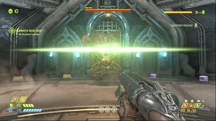 The boss battle is divided into two phases - Doom Eternal: Gladiator | Boss fight - Bosses - Doom Eternal Guide